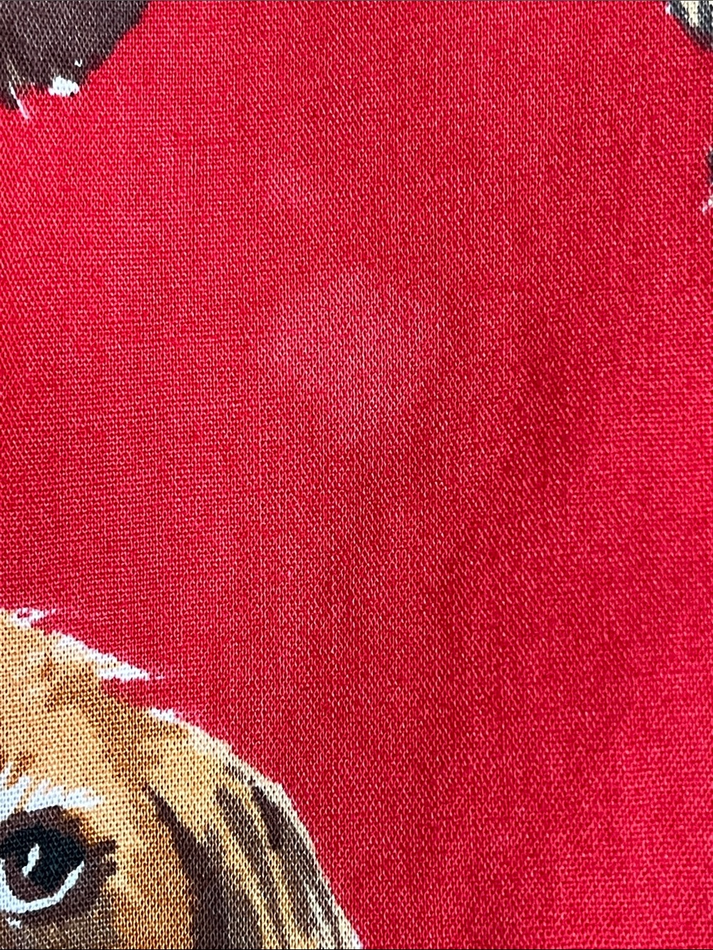 Nick & Nora x Milk-Bone Dog Face Print Red Cotton Robe Women’s Small - Picture 4 of 9